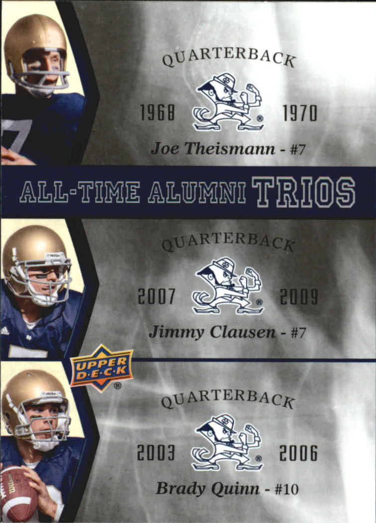 2013 Upper Deck Notre Dame All Time Alumni Football Card Pick (Inserts) - Bild 90 von 91