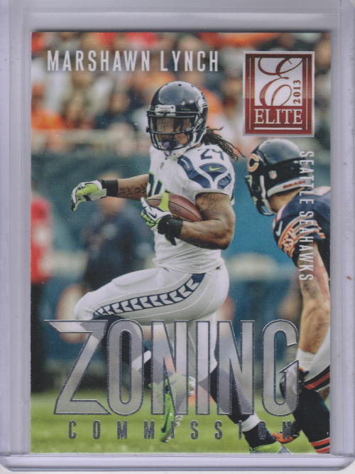 2013 Elite Zoning Commission Silver #5 Marshawn Lynch