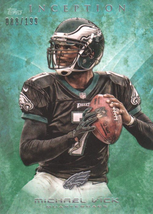 2013 Topps Inception Green #14 Michael Vick