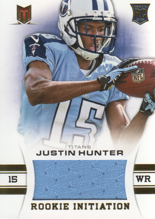 2013 Momentum Rookie Initiation Materials #49 Justin Hunter