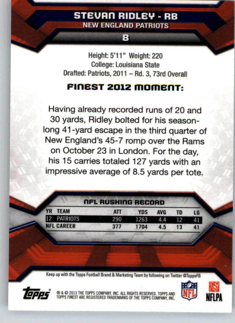 2013 Finest Football (Pick Card From List) C148 09-24