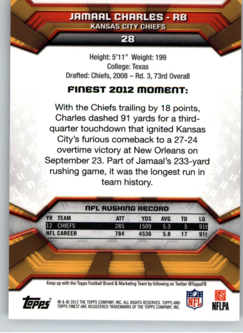 2013 Finest Football (Pick Card From List) C148 09-24