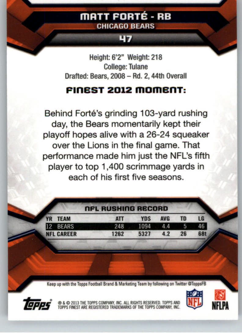 2013 Finest Football (Pick Card From List) C148 09-24