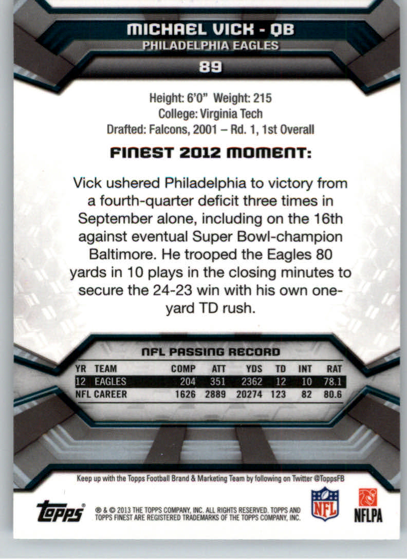 2013 Finest Football (Pick Card From List) C148 09-24