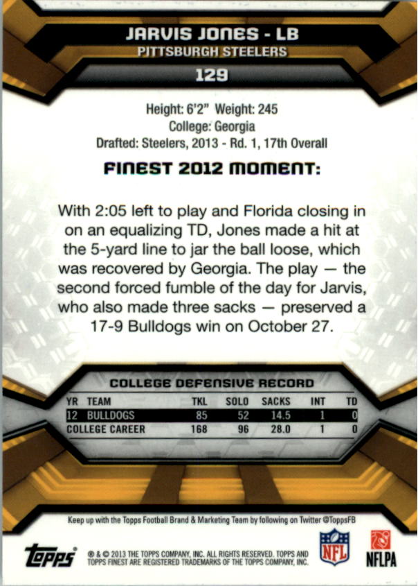 2013 Finest Football (Pick Card From List) C148 09-24