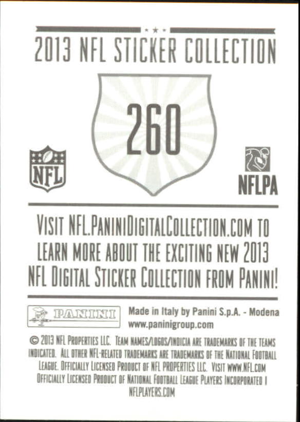 A8234- 2013 Panini Stickers Football Cards 250-488 -You Pick- 15+ FREE US SHIP - Picture 23 of 461