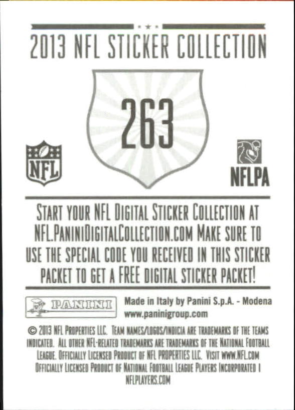 A8234- 2013 Panini Stickers Football Cards 250-488 -You Pick- 15+ FREE US SHIP - Picture 29 of 461