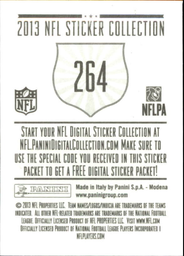 A8234- 2013 Panini Stickers Football Cards 250-488 -You Pick- 15+ FREE US SHIP - Picture 31 of 461
