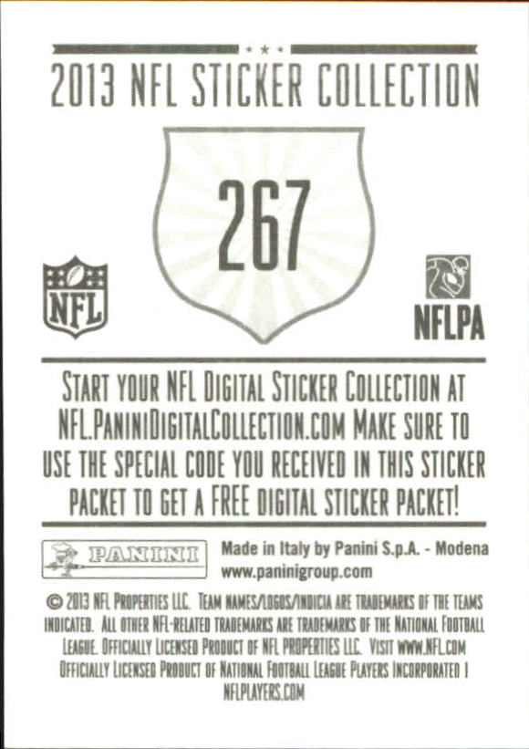 A8234- 2013 Panini Stickers Football Cards 250-488 -You Pick- 15+ FREE US SHIP - Picture 37 of 461