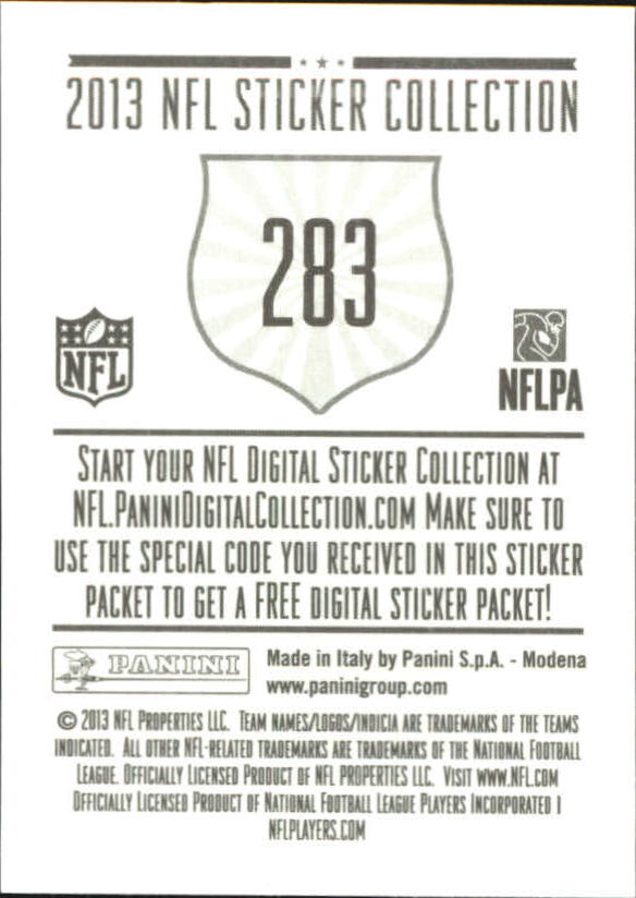 A8234- 2013 Panini Stickers Football Cards 250-488 -You Pick- 15+ FREE US SHIP - Picture 69 of 461