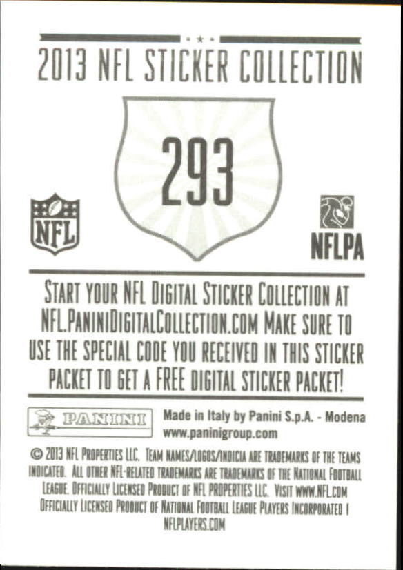 A8234- 2013 Panini Stickers Football Cards 250-488 -You Pick- 15+ FREE US SHIP - Picture 87 of 461