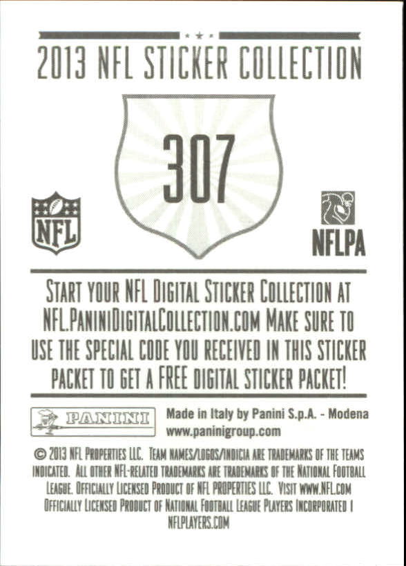 A8234- 2013 Panini Stickers Football Cards 250-488 -You Pick- 15+ FREE US SHIP - Picture 115 of 461