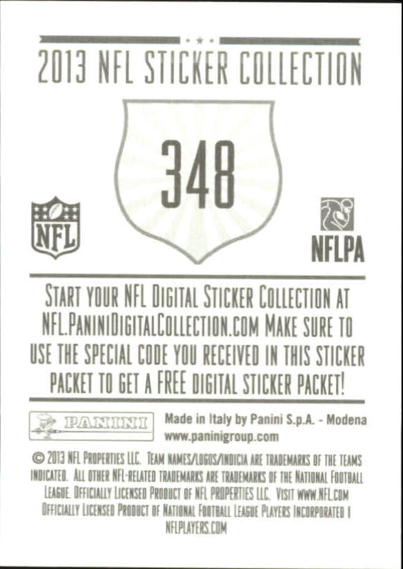 A8234- 2013 Panini Stickers Football Cards 250-488 -You Pick- 15+ FREE US SHIP - Picture 191 of 461