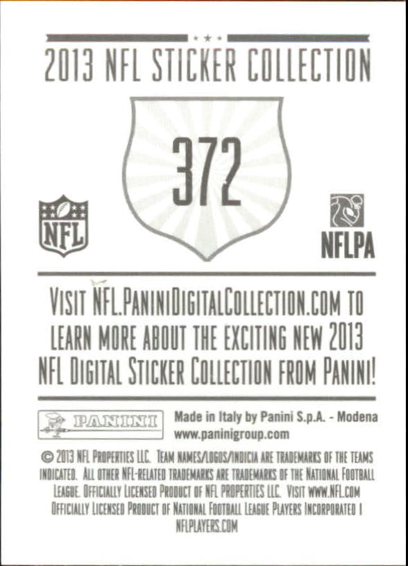 A8234- 2013 Panini Stickers Football Cards 250-488 -You Pick- 15+ FREE US SHIP - Picture 239 of 461