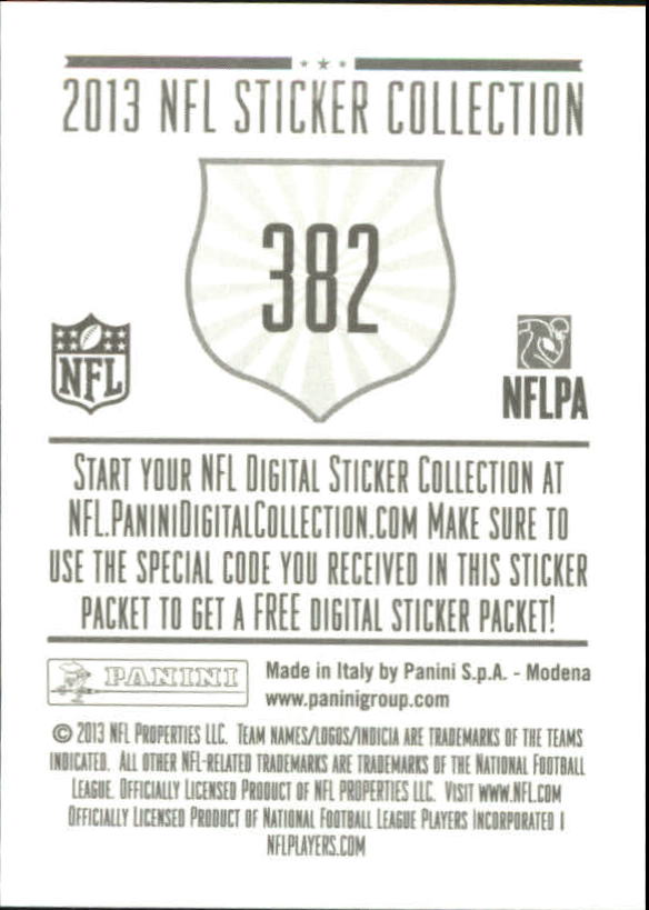 A8234- 2013 Panini Stickers Football Cards 250-488 -You Pick- 15+ FREE US SHIP - Picture 259 of 461