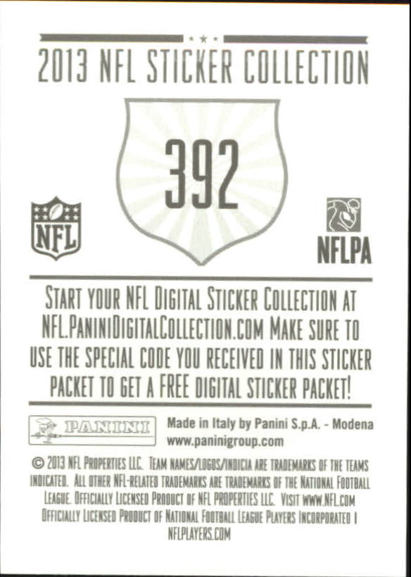 A8234- 2013 Panini Stickers Football Cards 250-488 -You Pick- 15+ FREE US SHIP - Picture 277 of 461