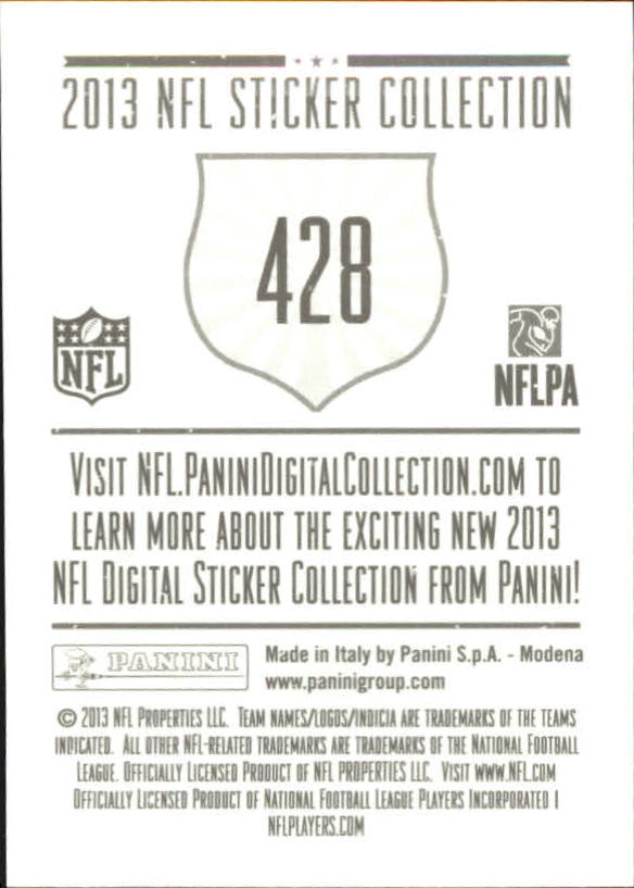 A8234- 2013 Panini Stickers Football Cards 250-488 -You Pick- 15+ FREE US SHIP - Picture 349 of 461