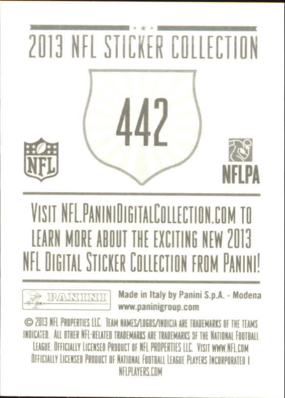 A8234- 2013 Panini Stickers Football Cards 250-488 -You Pick- 15+ FREE US SHIP - Picture 377 of 461