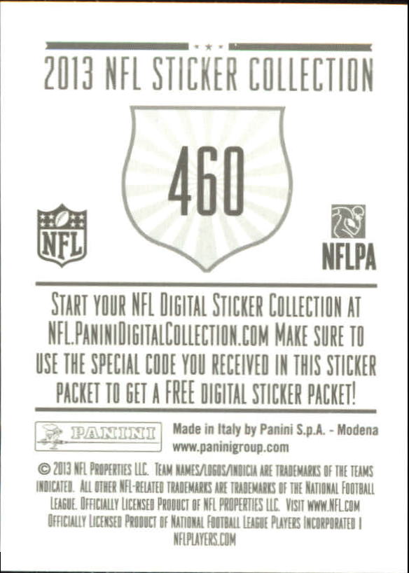 A8234- 2013 Panini Stickers Football Cards 250-488 -You Pick- 15+ FREE US SHIP - Picture 411 of 461