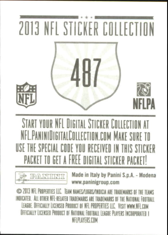 A8234- 2013 Panini Stickers Football Cards 250-488 -You Pick- 15+ FREE US SHIP - Picture 459 of 461