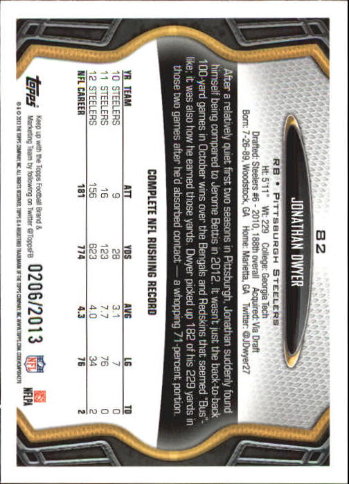 A1479- 2013 Topps Football Assorted Insert Cards -You Pick- 15+ FREE US SHIP - Picture 223 of 252