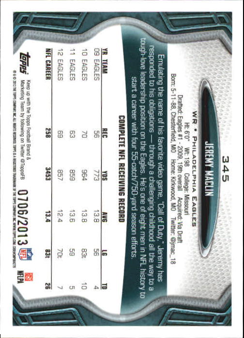 A1479- 2013 Topps Football Assorted Insert Cards -You Pick- 15+ FREE US SHIP - Picture 225 of 252