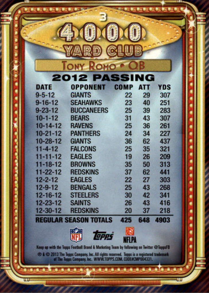 A1479- 2013 Topps Football Assorted Insert Cards -You Pick- 15+ FREE US SHIP - Picture 119 of 252