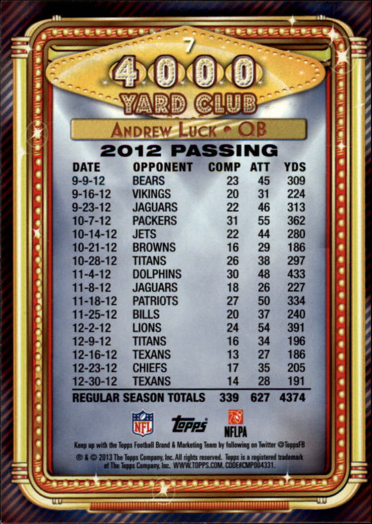 A1479- 2013 Topps Football Assorted Insert Cards -You Pick- 15+ FREE US SHIP - Picture 121 of 252
