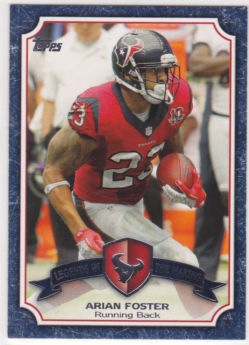2013 Topps Legends In The Making #LMAF Arian Foster