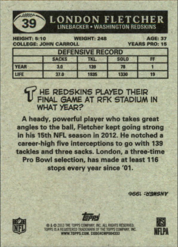 A1479- 2013 Topps Football Assorted Insert Cards -You Pick- 15+ FREE US SHIP - Picture 164 of 252