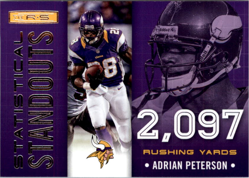 2013 Rookies and Stars Statistical Standouts #4 Adrian Peterson