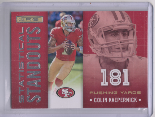 2013 Rookies and Stars Statistical Standouts #14 Colin Kaepernick