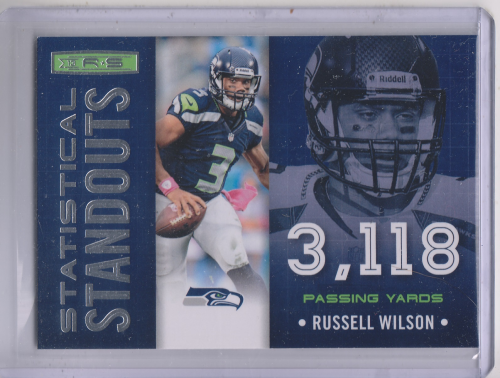 2013 Rookies and Stars Statistical Standouts #22 Russell Wilson