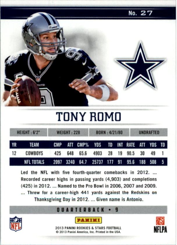 A6818- 2013 Rookies and Stars FB Parallel Cards -You Pick- 15+ FREE US SHIP - Picture 34 of 253