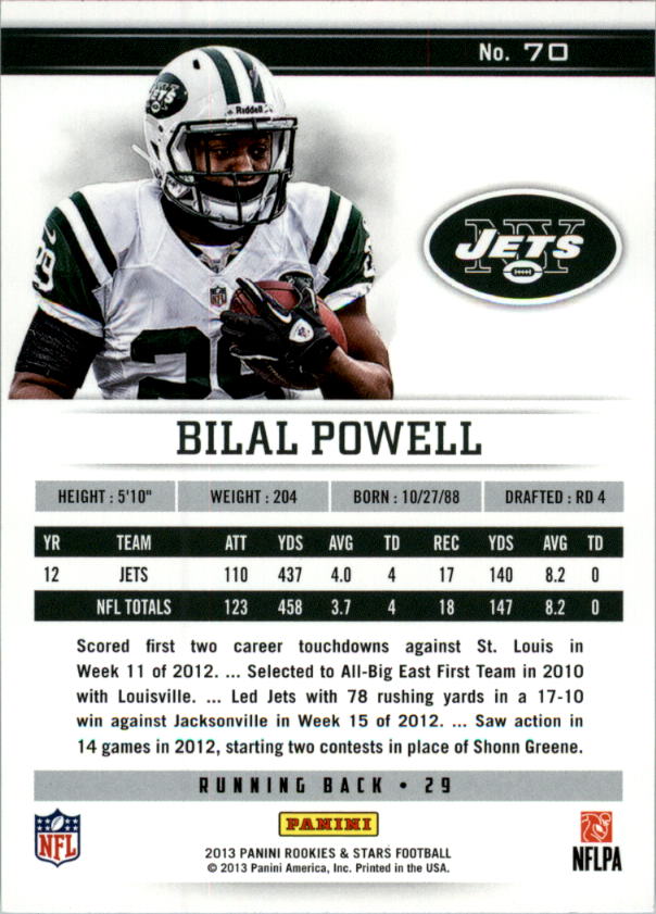 A6818- 2013 Rookies and Stars FB Parallel Cards -You Pick- 15+ FREE US SHIP - Picture 91 of 253