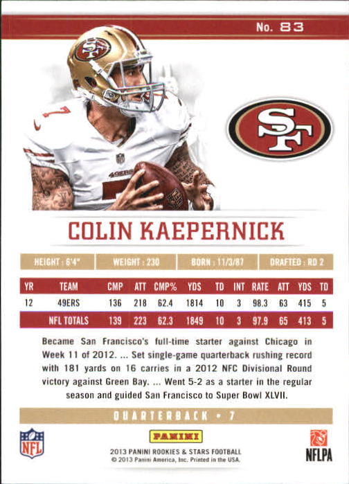 A6818- 2013 Rookies and Stars FB Parallel Cards -You Pick- 15+ FREE US SHIP - Picture 109 of 253