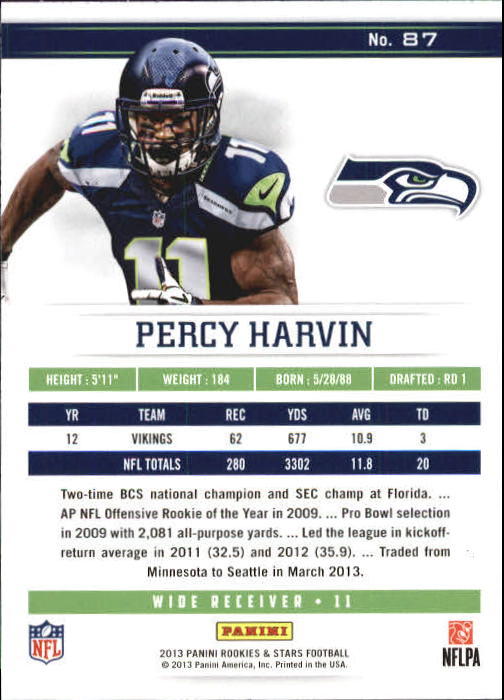 A6818- 2013 Rookies and Stars FB Parallel Cards -You Pick- 15+ FREE US SHIP - Picture 114 of 253