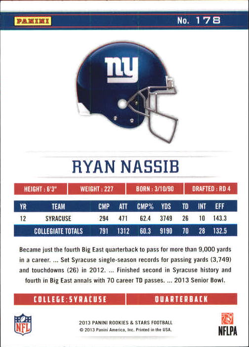A6818- 2013 Rookies and Stars FB Parallel Cards -You Pick- 15+ FREE US SHIP - Picture 224 of 253