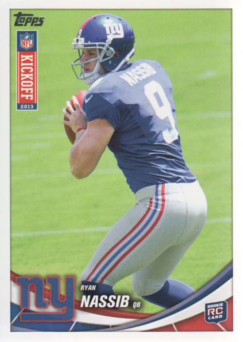 2013 Topps Kickoff #30 Ryan Nassib