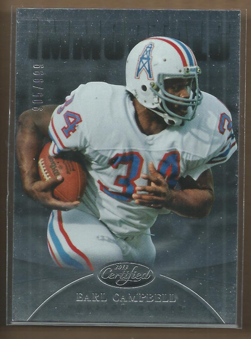 2013 Certified #168 Earl Campbell IMM