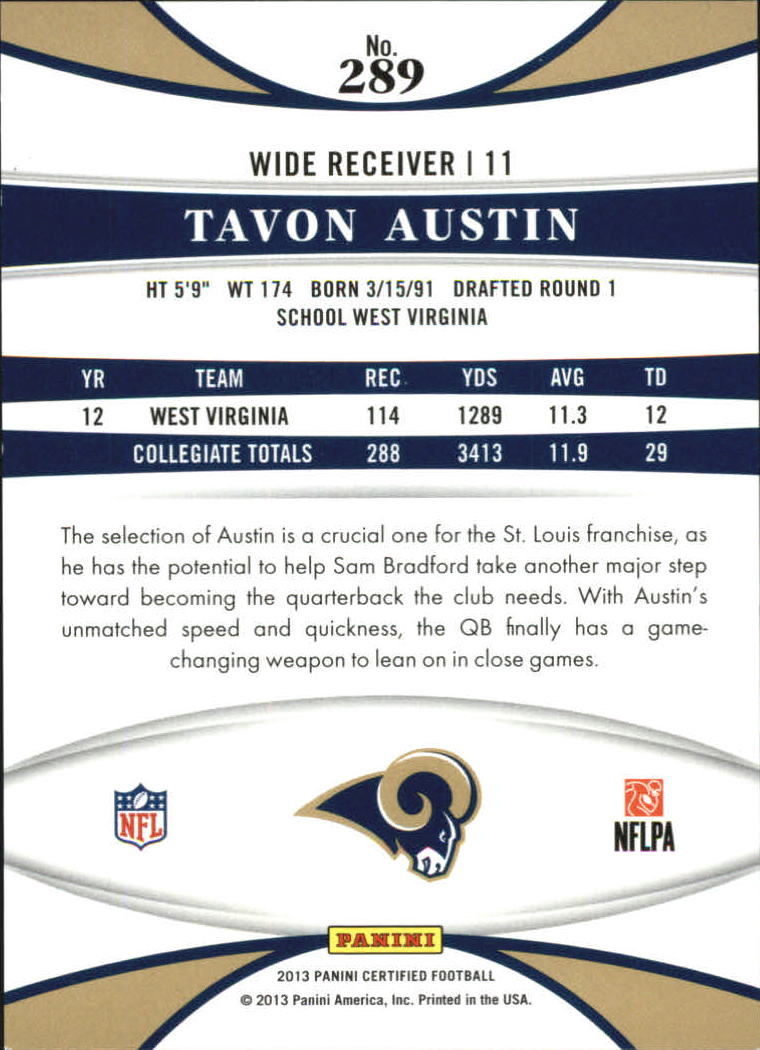 A7107- 2013 Certified Football Cards 1-150 +Inserts -You Pick- 15+ FREE US SHIP - Picture 295 of 298