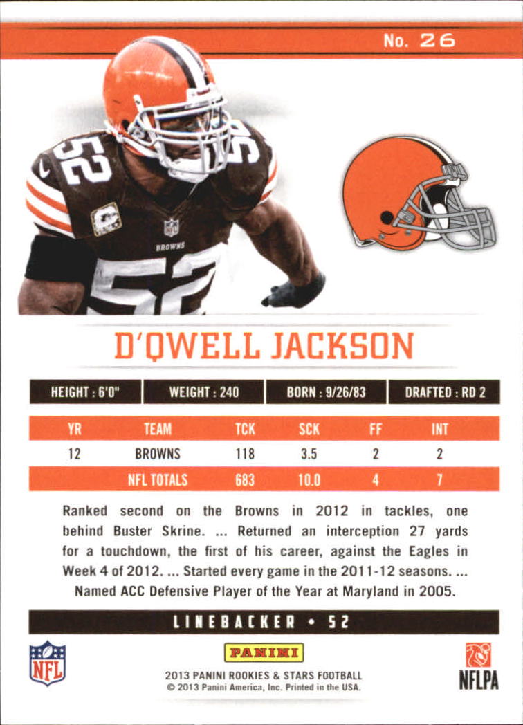 A4731- 2013 Rookies and Stars Longevity FB 1-100 -You Pick- 15+ FREE US SHIP - Picture 49 of 163