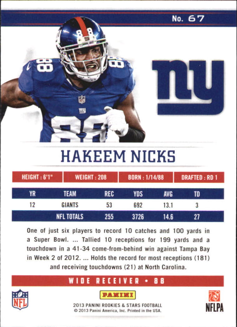 A4731- 2013 Rookies and Stars Longevity FB 1-100 -You Pick- 15+ FREE US SHIP - Picture 111 of 163