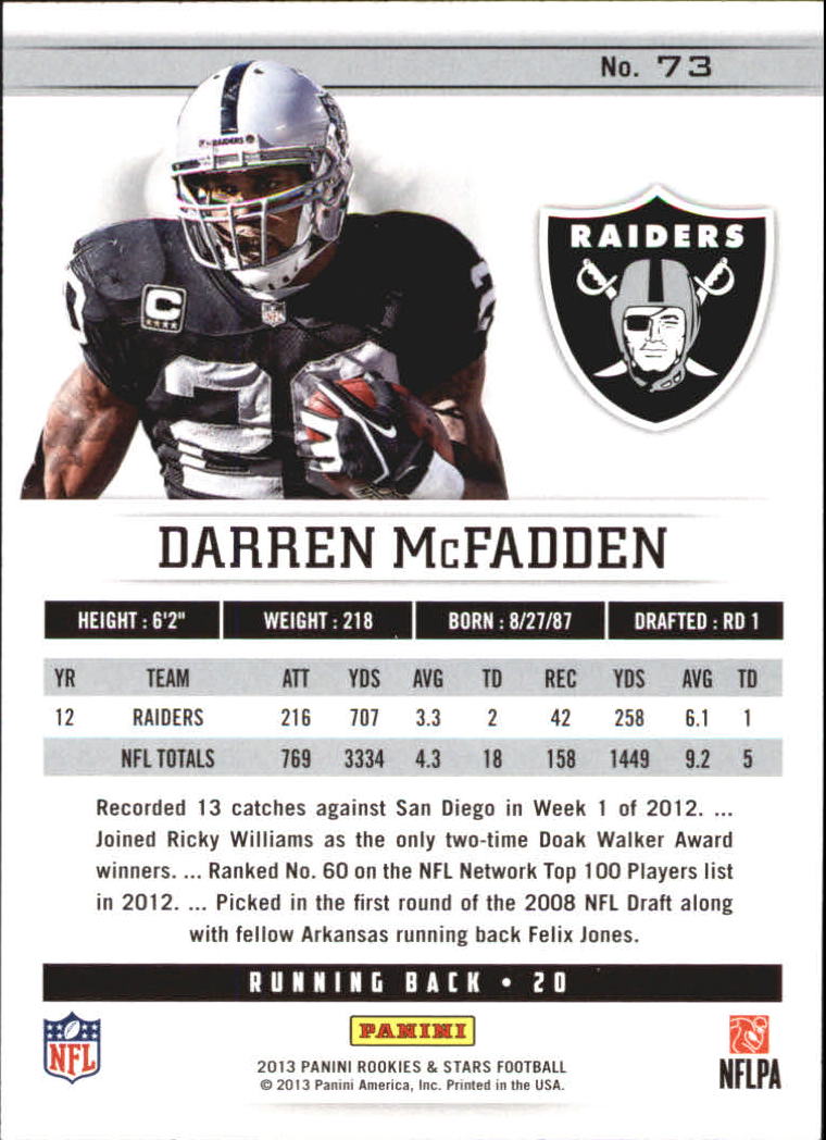 A4731- 2013 Rookies and Stars Longevity FB 1-100 -You Pick- 15+ FREE US SHIP - Picture 123 of 163