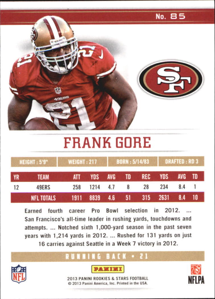 A4731- 2013 Rookies and Stars Longevity FB 1-100 -You Pick- 15+ FREE US SHIP - Picture 133 of 163