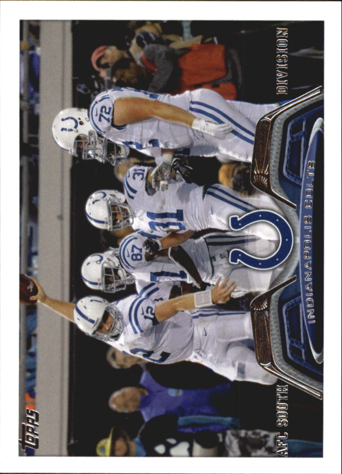2013 Topps Mini #429 Indianapolis Colts/Andrew Luck/Reggie Wayne/Donald Brown/Jeffrey Linkenbach