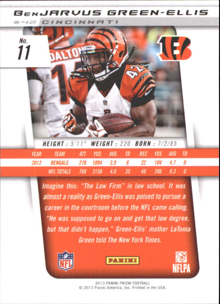 A7470- 2013 Panini Prizm FB Cards 1-300 +Rookies -You Pick- 15+ FREE US SHIP - Picture 21 of 445