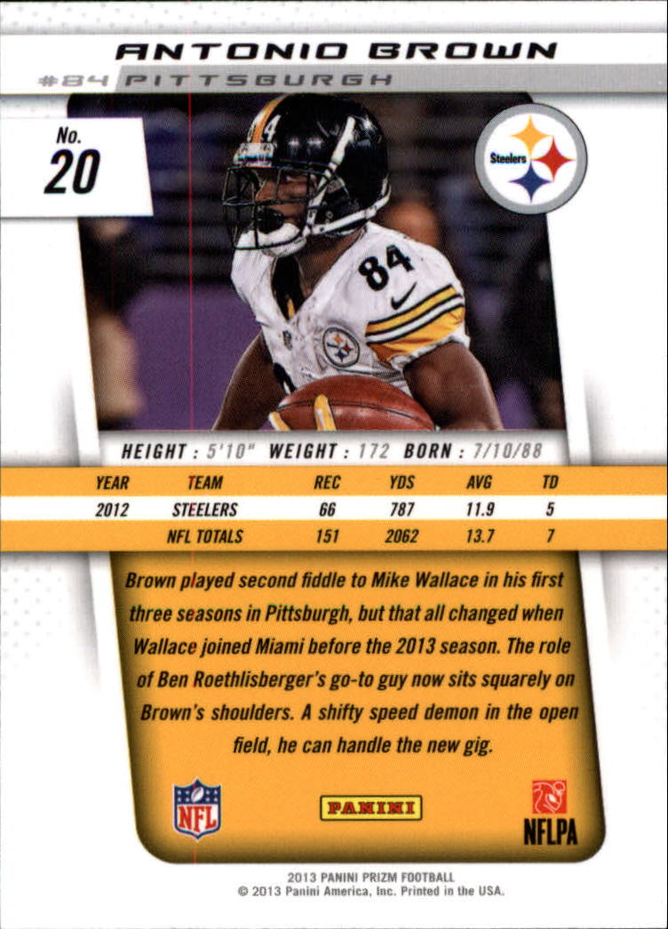 A7470- 2013 Panini Prizm FB Cards 1-300 +Rookies -You Pick- 15+ FREE US SHIP - Picture 35 of 445