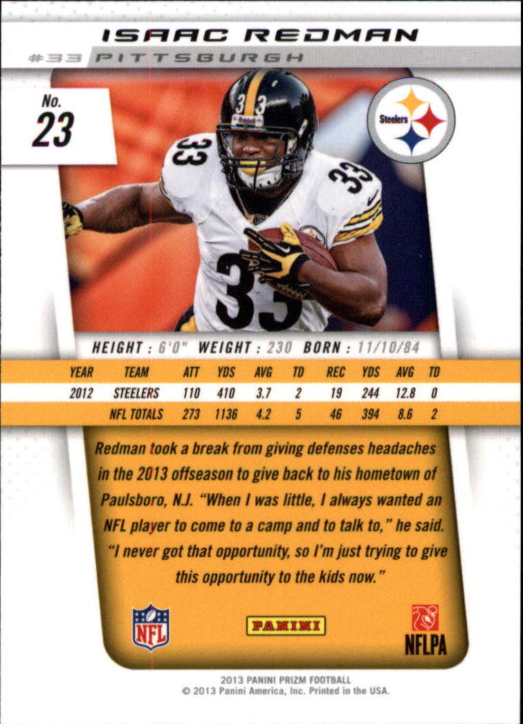 A7470- 2013 Panini Prizm FB Cards 1-300 +Rookies -You Pick- 15+ FREE US SHIP - Picture 41 of 445