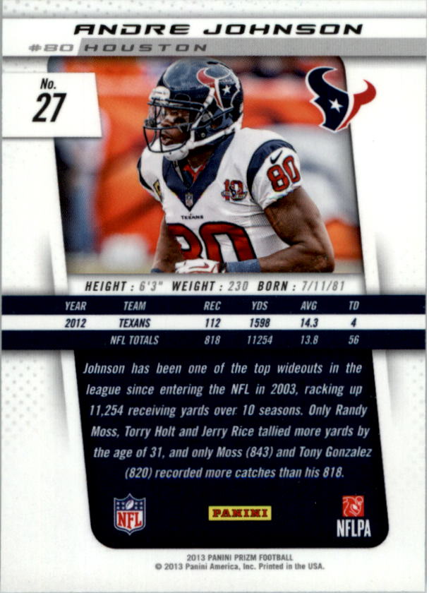 A7470- 2013 Panini Prizm FB Cards 1-300 +Rookies -You Pick- 15+ FREE US SHIP - Picture 47 of 445